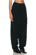 The Row Ednah Pant in Black, view 2, click to view large image.
