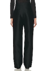 The Row Hector Pant in Black, view 3, click to view large image.