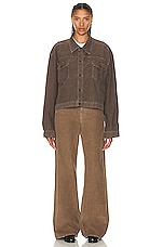 The Row Eglitta Pant in Taupe, view 4, click to view large image.