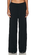 The Row Bariem Pants in Black, view 1, click to view large image.