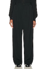 The Row Rufos Pant in Black, view 1, click to view large image.
