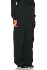 The Row Rufos Pant in Black, view 2, click to view large image.