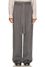 The Row Lonan Pant in Army Grey, view 1, click to view large image.