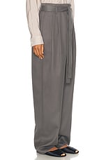 The Row Lonan Pant in Army Grey, view 2, click to view large image.