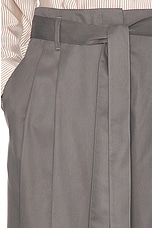 The Row Lonan Pant in Army Grey, view 6, click to view large image.