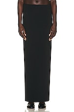 The Row Alania Skirt in Black, view 1, click to view large image.