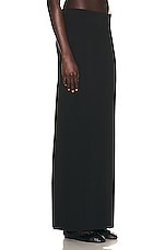 The Row Alania Skirt in Black, view 2, click to view large image.