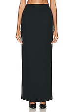The Row Bartelle Skirt in Black, view 1, click to view large image.