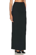 The Row Bartelle Skirt in Black, view 2, click to view large image.