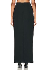 The Row Bartelle Skirt in Black, view 4, click to view large image.