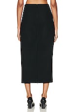 The Row Bartellette Skirt in Black, view 4, click to view large image.