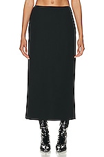 The Row Kassie Skirt in Black, view 1, click to view large image.