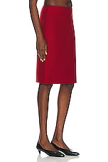 The Row Bart Skirt in Lipstick, view 2, click to view large image.