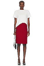 The Row Bart Skirt in Lipstick, view 4, click to view large image.