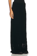 The Row Fumaia Skirt in Black, view 2, click to view large image.