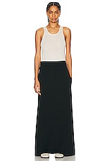The Row Trevy Skirt in BLACK, view 4, click to view large image.