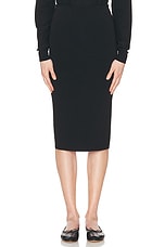 The Row Hodette Skirt in Black, view 1, click to view large image.