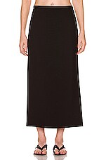 The Row Olina Skirt in Black FWRD