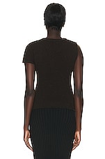 The Row Charlise Top in Smokey Brown, view 4, click to view large image.