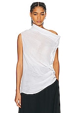 The Row Aria Top in Ivory, view 1, click to view large image.