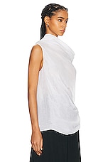The Row Aria Top in Ivory, view 2, click to view large image.