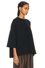 The Row Issi Top in Black, view 2, click to view large image.