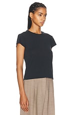 The Row Tori Top in BLACK, view 2, click to view large image.
