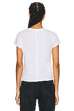 The Row Tori Top in WHITE, view 3, click to view large image.