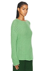 The Row Marnie Top in GREEN, view 2, click to view large image.
