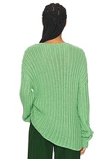 The Row Marnie Top in GREEN, view 3, click to view large image.