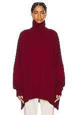 The Row Vinicius Top in Burgundy, view 1, click to view large image.