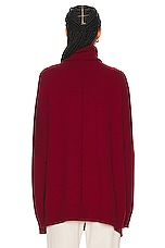 The Row Vinicius Top in Burgundy, view 3, click to view large image.