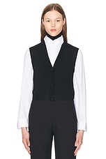 The Row Harrell Vest in Black | FWRD