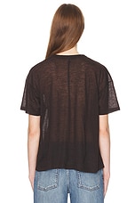 The Row Lila Top in Dark Brown, view 3, click to view large image.