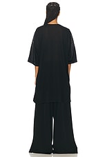 The Row Graig Top in Black, view 3, click to view large image.