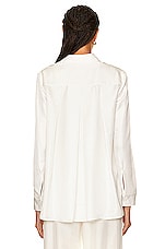 The Row Carla Top in White, view 4, click to view large image.