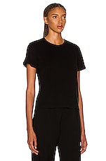 The Row Wesler T-Shirt in Black, view 2, click to view large image.