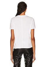 The Row Wesler T-Shirt in Bright White, view 3, click to view large image.