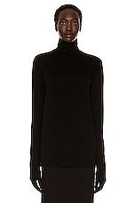 The Row Aino Top in Black, view 1, click to view large image.
