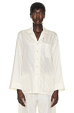 The Row Morpheus Shirt in Off White, view 1, click to view large image.