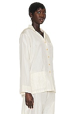 The Row Morpheus Shirt in Off White, view 2, click to view large image.