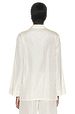 The Row Morpheus Shirt in Off White, view 3, click to view large image.