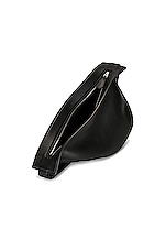 The Row Small Slouchy Banana Bag in Black PLD, view 5, click to view large image.