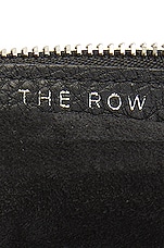 The Row Large Slouchy Banana Bag in Black PLD, view 6, click to view large image.
