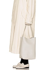 The Row Large Park Tote Bag in Ivory, view 2, click to view large image.