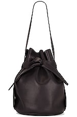 The Row Large Leo Bag in Black SHG, view 1, click to view large image.