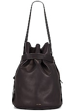 The Row Large Leo Bag in Black SHG, view 3, click to view large image.