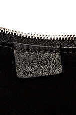 The Row Leather Half Moon Bag in Black, view 6, click to view large image.