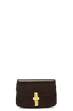 The Row Sofia Compact Wallet in Deep Brown | FWRD