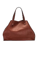 The Row XL Idaho Tote Bag in Cognac SHG, view 1, click to view large image.